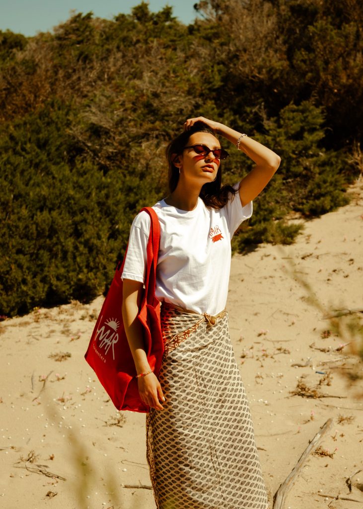 Amar Tote Bag Sunset Red