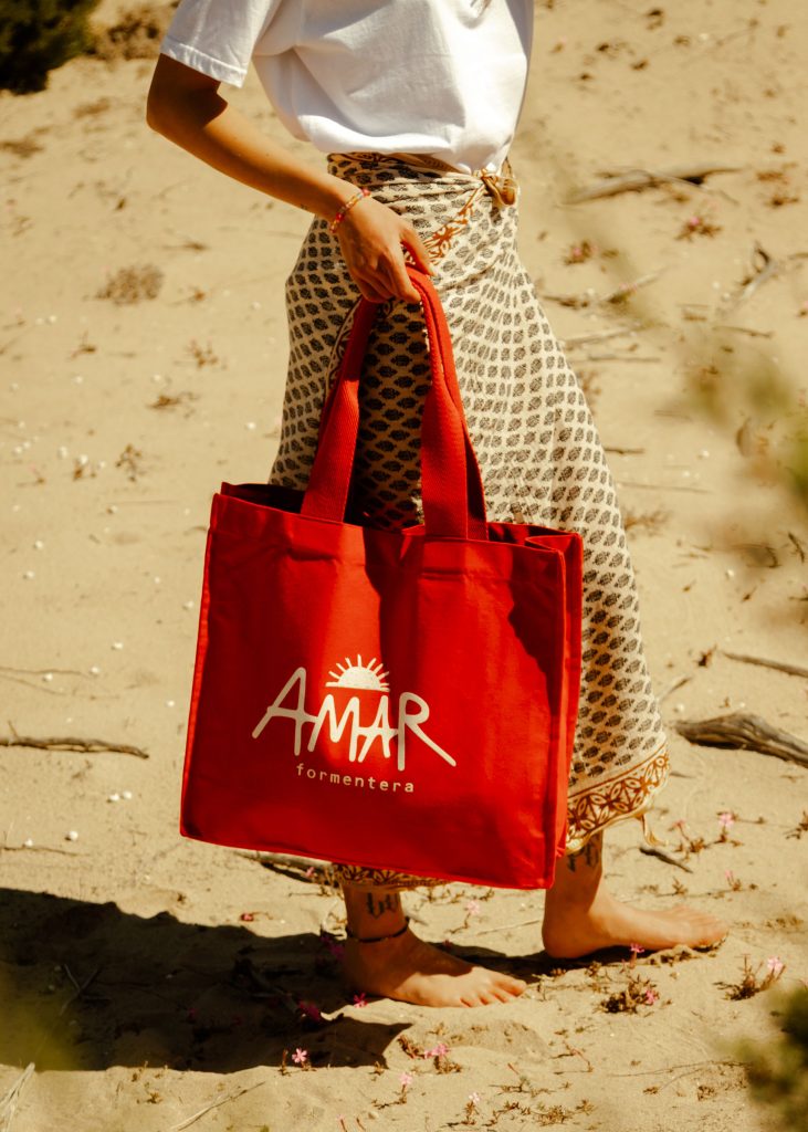 Amar Tote Bag Sunset Red