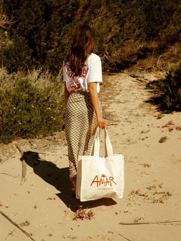 Amar Tote Bag White Sand