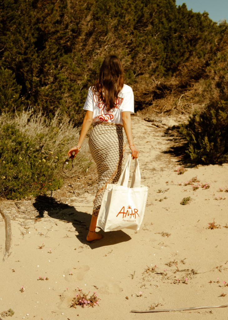 Amar Tote Bag White Sand
