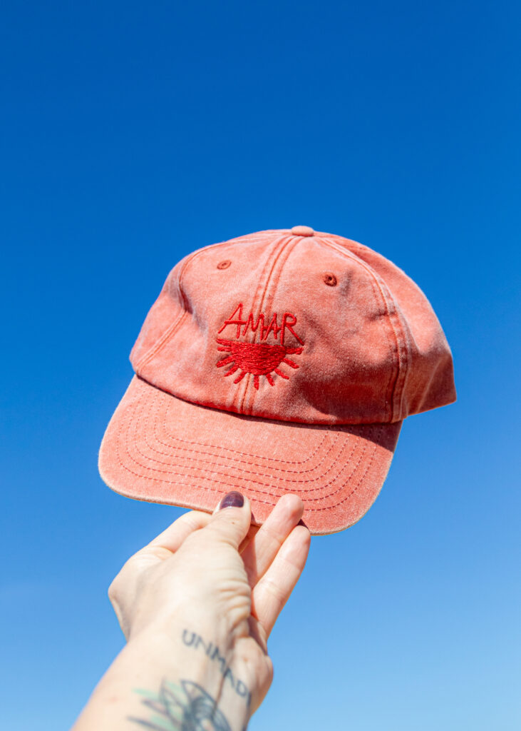 AMAR Washed Coral Cap