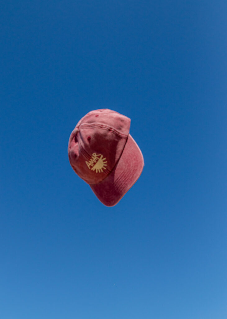AMAR Washed Rose Cap