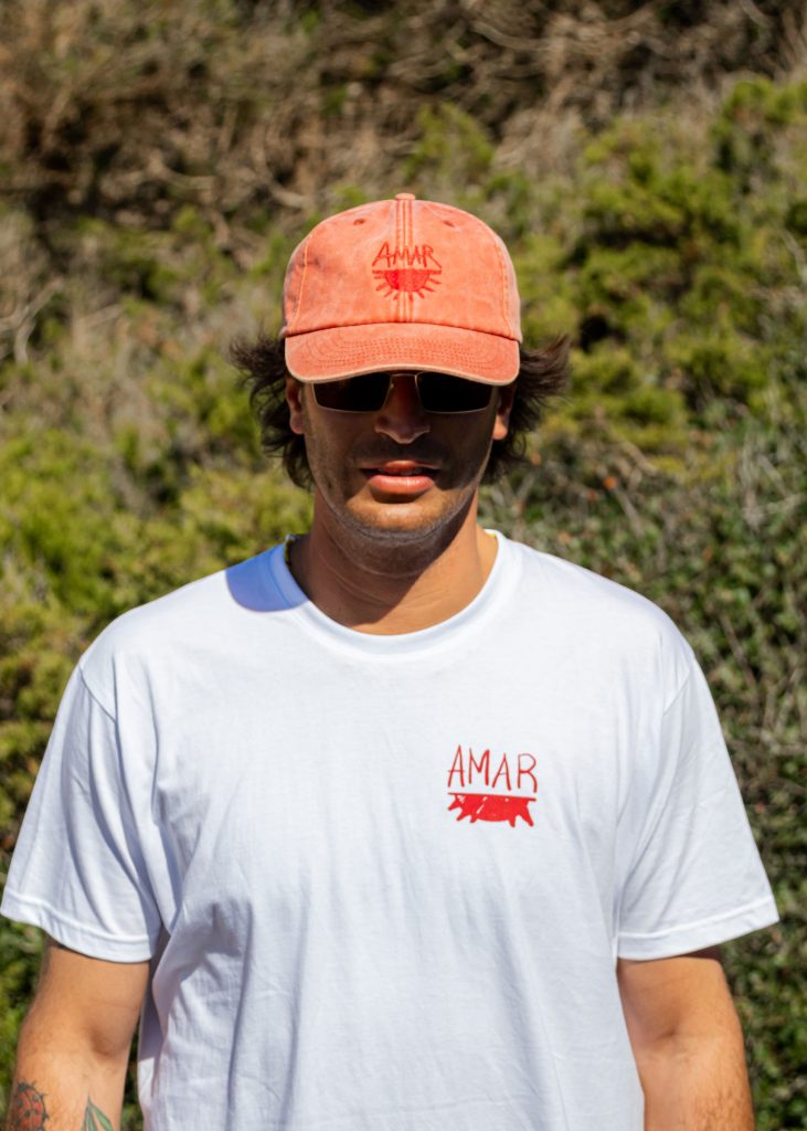Cappellino AMAR Washed Coral