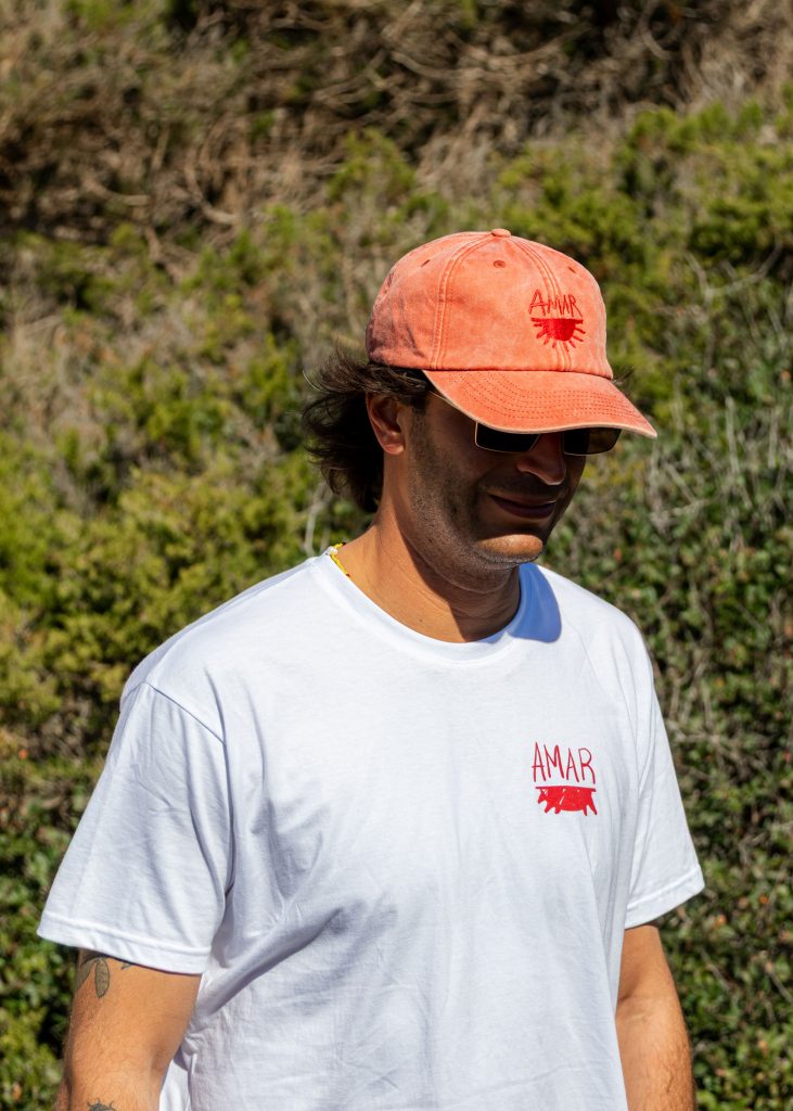 Cappellino AMAR Washed Coral