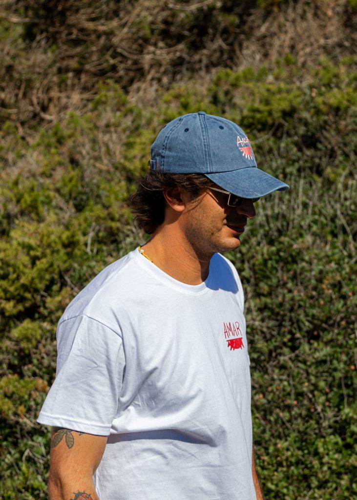 Cappellino AMAR Washed Sea
