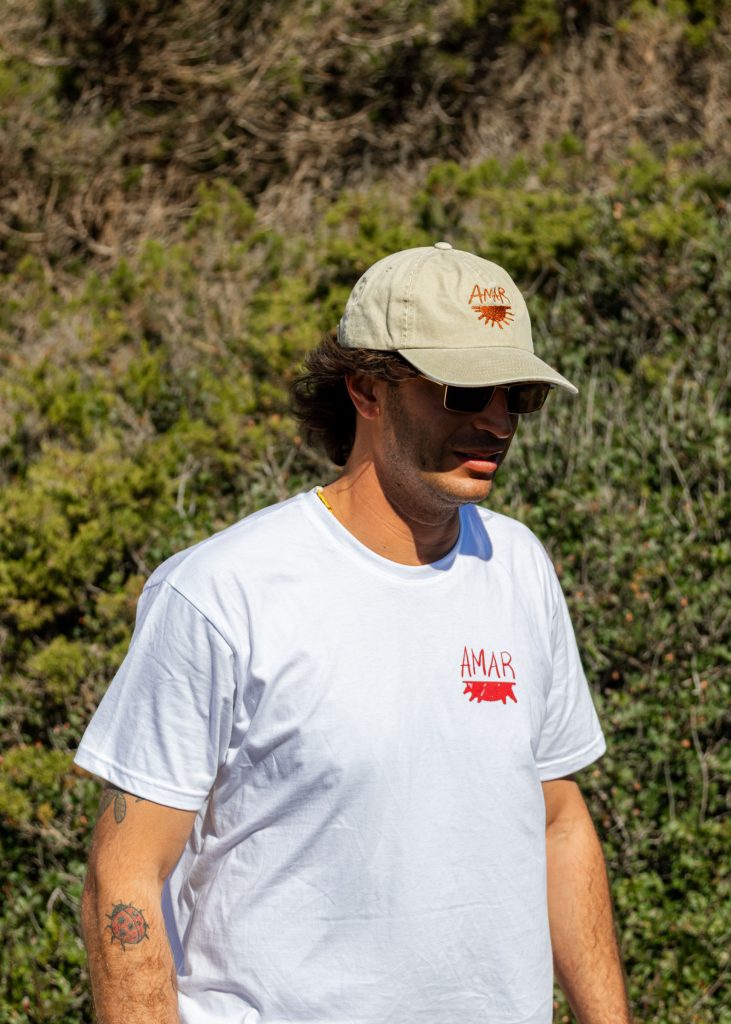 Cappellino AMAR Washed Sand