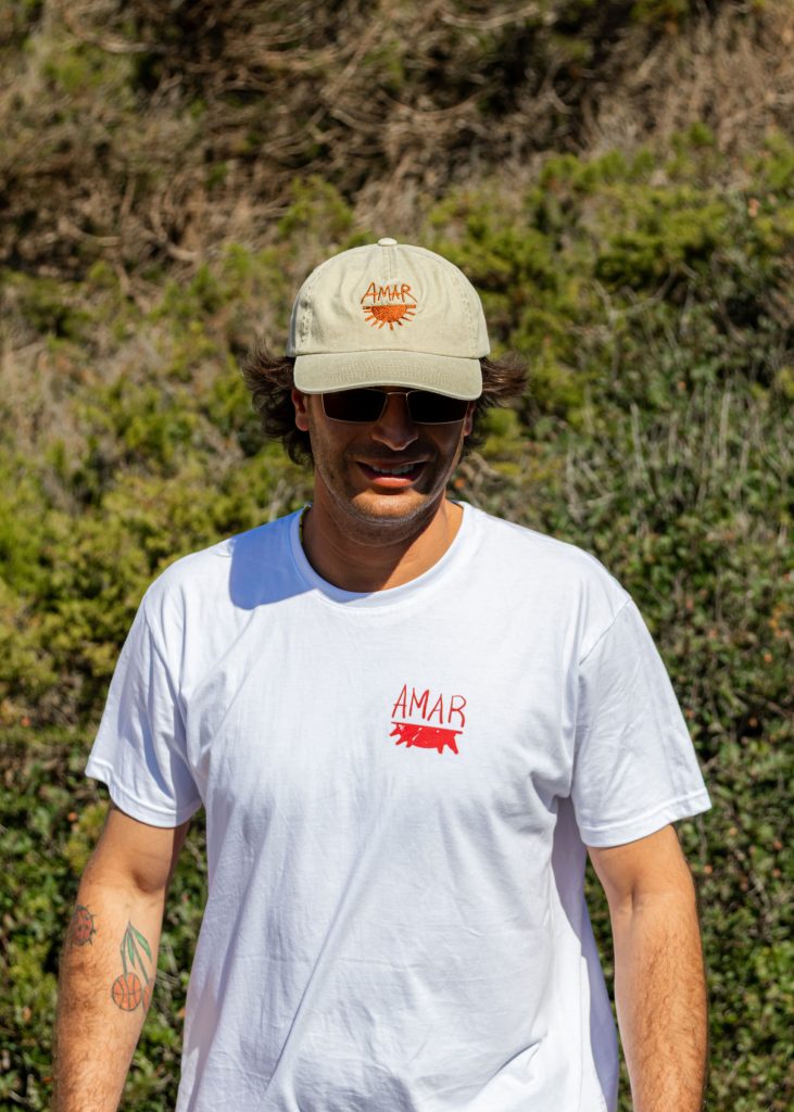 Cappellino AMAR Washed Sand