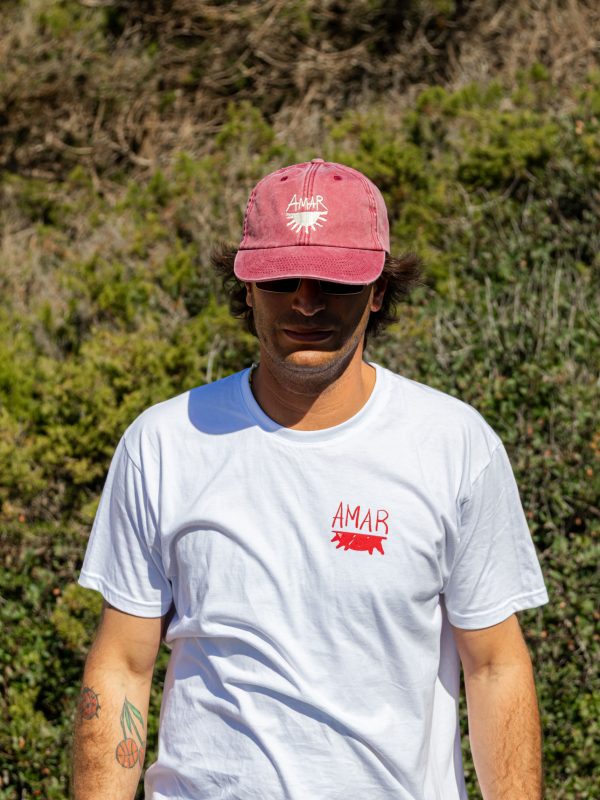 Cappellino AMAR Washed Rose