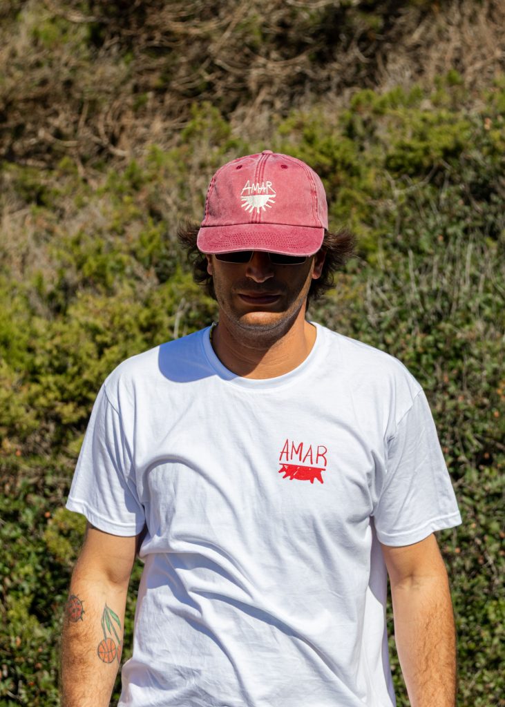 Cappellino AMAR Washed Rose